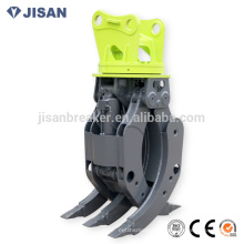 excavator multi hydraulic grapple